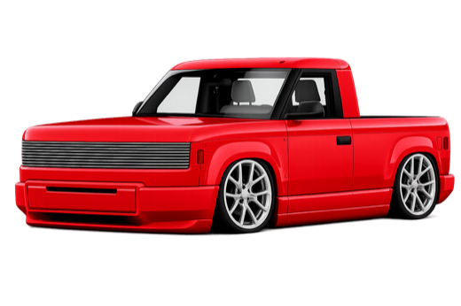 Red mini truck